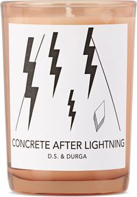 D.S. & DURGA Concrete After Lightning Candle, 7 oz
