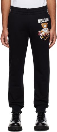 Moschino Black Teddy Bear Sweatpants