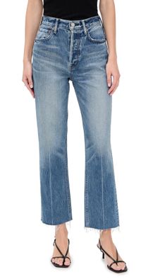 MOUSSY VINTAGE Farmington Wide Straight Jeans Blue 27