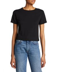 Babe Cropped Crewneck Tee