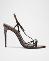 Inez Strappy Tortoise Slingback Sandals