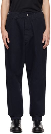 Emporio Armani Navy Loose-Fit Jeans