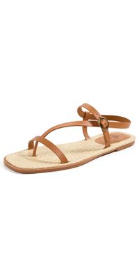 FARM Rio Camel Cross Strap Sandals Camel 8