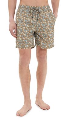 Katin Fields Volley Swim Trunks 7 Vintage Khaki M