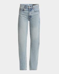 Ryman Light-Wash Denim Straight-Leg Jeans