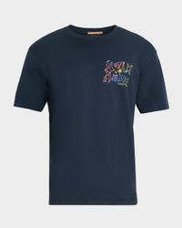 Men's Artwork Relaxed-Fit Crewneck T-Shirt