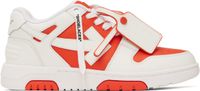 Off-White Orange & White Out Of Office Sneakers
