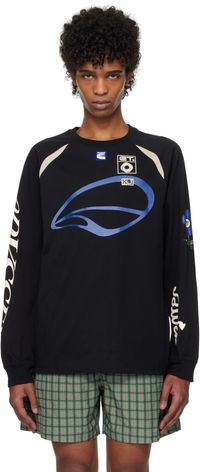 Kijun Black & Blue Cycle Long Sleeve T-shirt