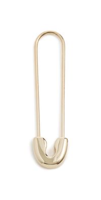 Zoe Chicco 14k Gold Safety Pin Single Earring Yellow Gold One Size