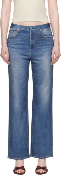 rag & bone Blue Miramar Shea Ankle-Length Sweatpants