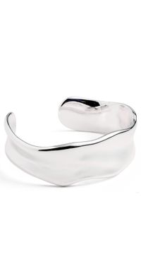 Ettika Wavy Days Cuff Silver One Size
