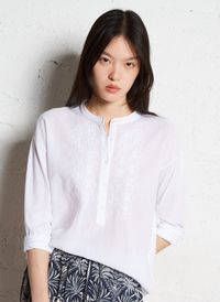 Hartford - Tee-shirt col rond en coton - Taille 4 - Blanc