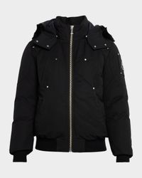 Men's Original Ballist Shearling Trim Bomber Jacket