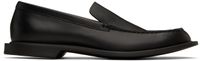 The Row Black Nic Loafers