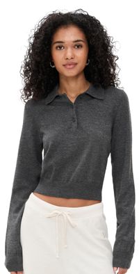 Éterne Long Sleeve Journey Top Heather Charcoal L/XL