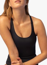 Smoon - Maillot de bain menstruel 1 pièce flux moyen - Taille 2XL - Noir