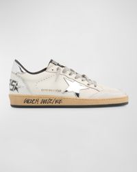 Men's Ball Star Leather Low-Top Sneakers