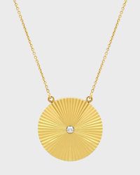 Large '70s Disc Necklace
