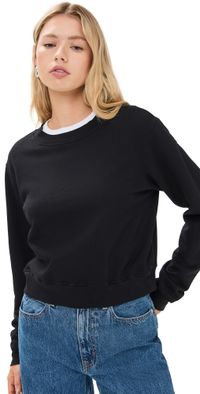 Cotton Citizen Milan Crew Jet Black S