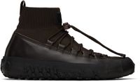 LEMAIRE Brown Vibram Wrap On Sneakers