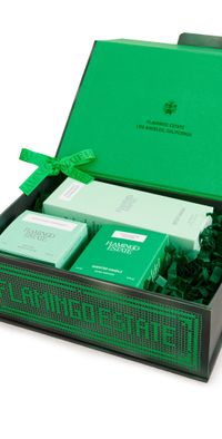 Flamingo Estate Douglas Fir & Peppermint Morning Set Green One Size