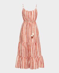 Kinley Striped Midi Dress