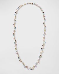 18K Yellow Gold Single-Strand Topaz Paradise Long Necklace, 36"L