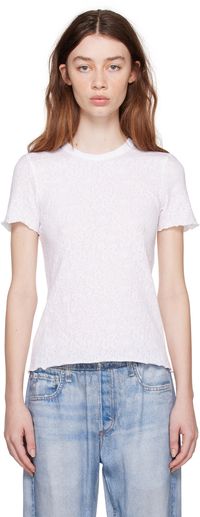 rag & bone White Gemma T-Shirt