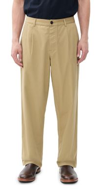 Universal Works Duke Pleater Trousers Sand 32