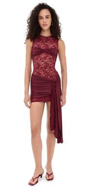 Lioness Sleeveless Midnight Mini Dress Garnet XXXL