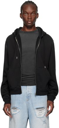 We11done Black Zip Hoodie