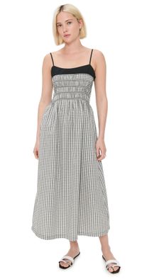 RAILS Primrose Dress Ivory Jet Gingham XXL