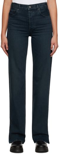 ANINE BING Jean Roy bleu marine