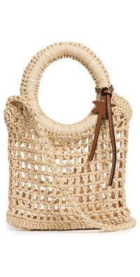 Manebi Net Crossbody Bag Natural One Size