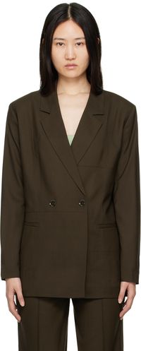 AERON Brown Lubaina Blazer