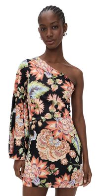 MISA Maven Dress Fiery Flora Satin M