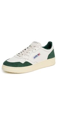 Autry Medalist Low Sneakers Goat/Suede White/Bottle 41