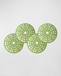 Newport Garden Gate Canape Plates, Set of 4