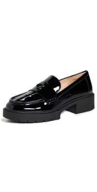Coach Leah Loafers Black 8.5