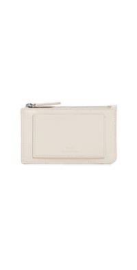 Polo Ralph Lauren Spring Bea Zip Card Case Cream One Size