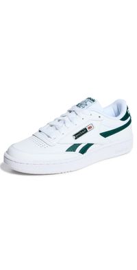 Reebok Club C Revenge Unisex Sneakers White/Collegiate Green M 10.5/ W 12