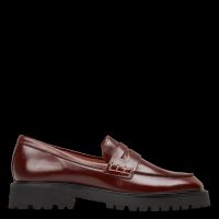 Sessun - Mocassins en cuir - Taille 38 - Marron