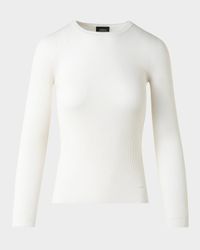 Fitted Rib-Knit Sweater