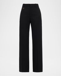 Tailored Stretch Wool Trousers