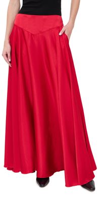 Free People Chilco Maxi Skirt Salsa 6