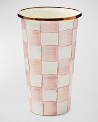 Rosy Check Enamel Tumbler, 20 oz.
