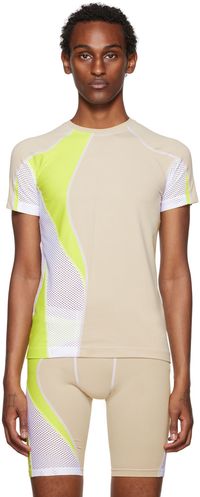 GmbH Beige Biker T-Shirt