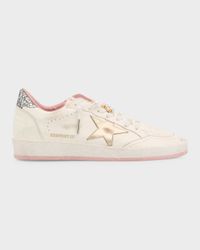 Ball Star Pearly Glitter Low-Top Sneakers