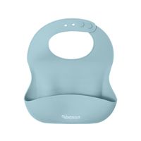Kindsgut - Bavoir bébé en silicone - Taille 6-12 mois - Vert