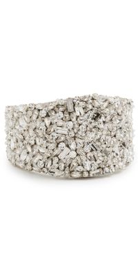 Deepa Gurnani Karen Cuff Silver One Size